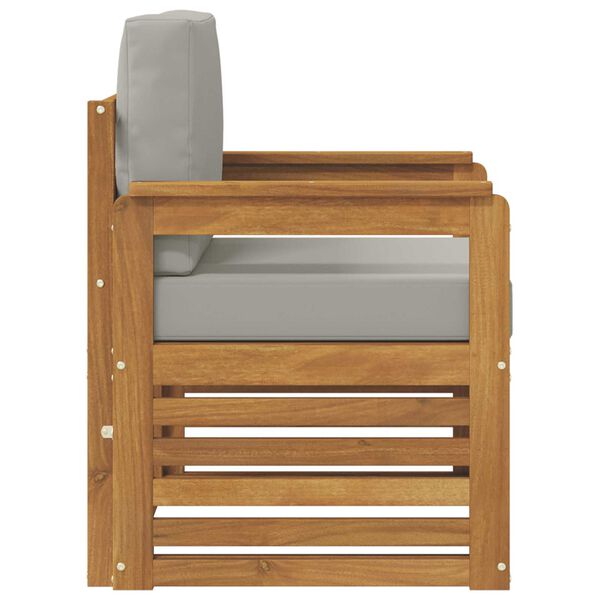 vidaXL K&uuml;lt&eacute;ri kanap&eacute; szett p&aacute;rn&aacute;val Term&eacute;szetes 71 x 63 x 73 cm