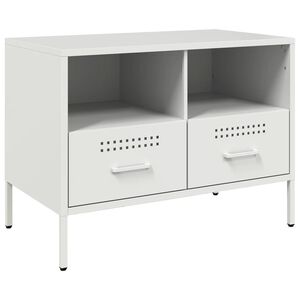 vidaXL feh&eacute;r ac&eacute;l TV-szekr&eacute;ny 68 x 39 x 50,5 cm