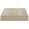 vidaXL 2 db t&ouml;lgysz&iacute;nű MDF lebegő fali polc 40 x 23 x 3,8 cm