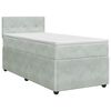 vidaXL Boxspring &aacute;gy matraccal Vil&aacute;gossz&uuml;rke 90 x 190 cm B&aacute;rsony