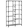 vidaXL sz&uuml;rke sonoma szerelt fa &eacute;s vas k&ouml;nyvespolc 100 x 32 x 170 cm