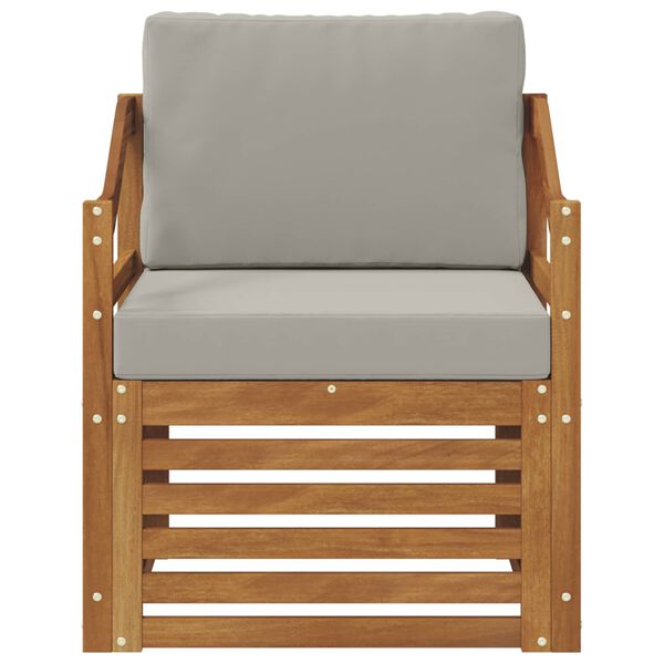 vidaXL K&uuml;lt&eacute;ri kanap&eacute; szett p&aacute;rn&aacute;val Term&eacute;szetes 67 x 63 x 73 cm