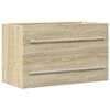 vidaXL antik fa sz&iacute;nű szerelt fa mosd&oacute;szekr&eacute;ny 80 x 38,5 x 48 cm