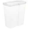 vidaXL Szemetes Feh&eacute;r 48,5 x 28 x 51 cm PP