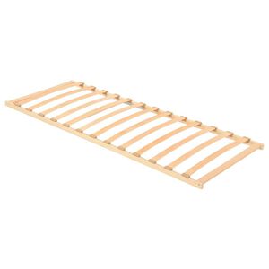 vidaXL L&eacute;calap Barna 70 x 190 cm T&ouml;m&ouml;r b&uuml;kkfa