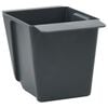 vidaXL Vir&aacute;gboxok euro raklapokhoz 12 pcs Sz&uuml;rke 13,5 x 9 x 9,5 cm