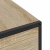 vidaXL &Eacute;jjeliszekr&eacute;ny Sonoma t&ouml;lgy 40 x 27 x 76 cm Faanyag