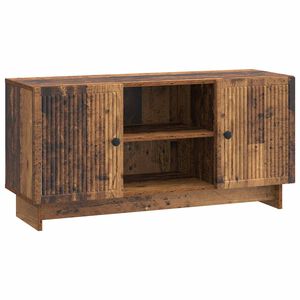 vidaXL TV szekr&eacute;ny 102 x 34,5 x 50 cm Antik Fa Szerelt Fa