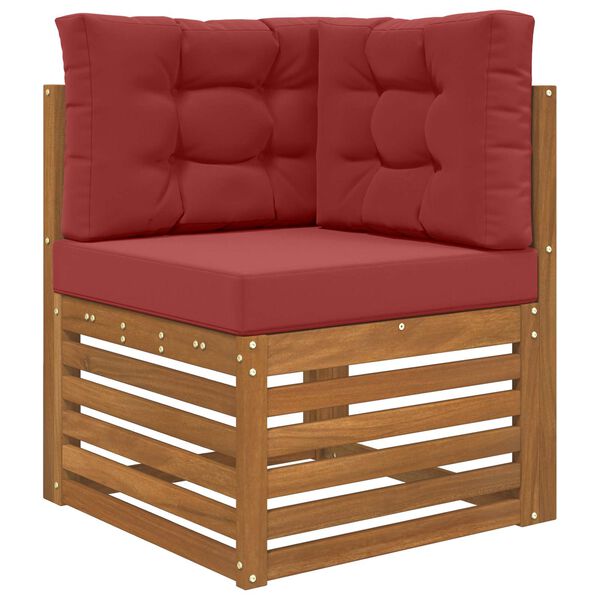 vidaXL K&uuml;lt&eacute;ri kanap&eacute; p&aacute;rna 3 pcs bord&oacute; Poli&eacute;szter