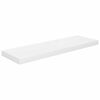 vidaXL 2 db magasf&eacute;nyű feh&eacute;r MDF lebegő fali polc 80 x 23,5 x 3,8 cm