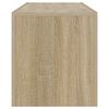 vidaXL sonoma tölgy színű TV-szekrény LED-lámpákkal 120 x 35 x 40 cm