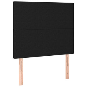 vidaXL fekete sz&ouml;vet fejt&aacute;mla 80x5x118/128 cm