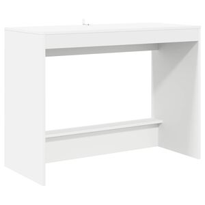vidaXL &Aacute;gy&iacute;r&oacute;asztal Feh&eacute;r Szerelt Fa 100 x 45 x 75 cm