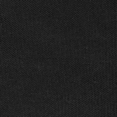 vidaXL fekete négyzet alakú oxford-szövet napvitorla 3 x 3 m