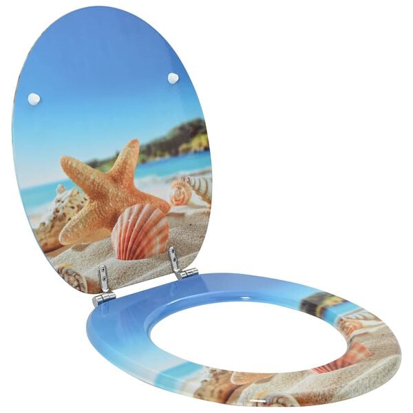 vidaXL WC &uuml;lőke Vil&aacute;gosk&eacute;k 44 x 38 cm MDF lap