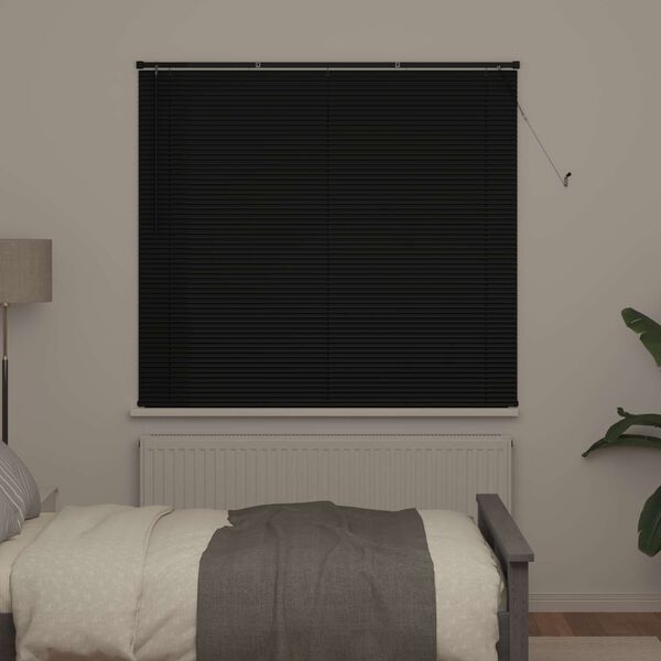 vidaXL Zsaluzia &Aacute;ll&iacute;that&oacute; Fekete 150 x 140 cm PVC