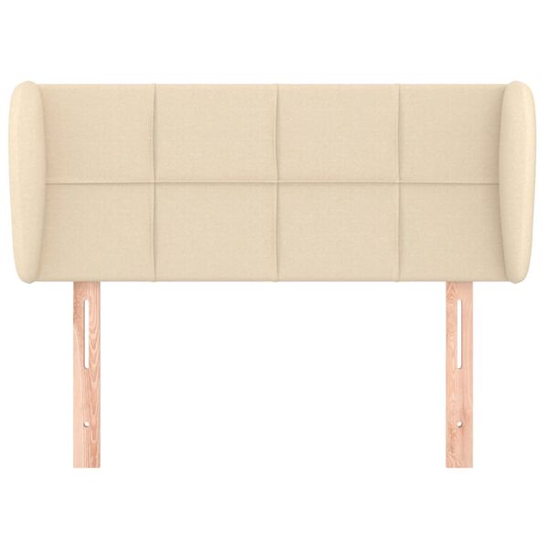 vidaXL kr&eacute;msz&iacute;nű sz&ouml;vet fejt&aacute;mla sz&aacute;rnyakkal 83x23x78/88 cm