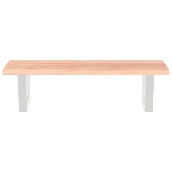 vidaXL ac&eacute;l &eacute;s t&ouml;m&ouml;r t&ouml;lgyfa falra szerelhető mosd&oacute;polc