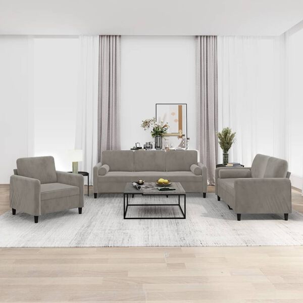 vidaXL 3 r&eacute;szes vil&aacute;gossz&uuml;rke b&aacute;rsony &uuml;lőgarnit&uacute;ra d&iacute;szp&aacute;rn&aacute;kkal