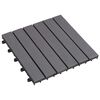 vidaXL Faszeg&eacute;ly j&aacute;r&oacute;lap 20 db Sz&uuml;rke 30 x 30 cm Ak&aacute;cfa