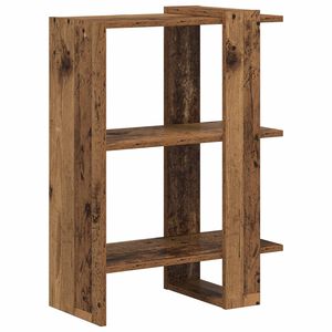 vidaXL K&ouml;nyvespolc 2 szintes 52 x 25 x 71,5 cm Szerelt Fa &Ouml;reg fa