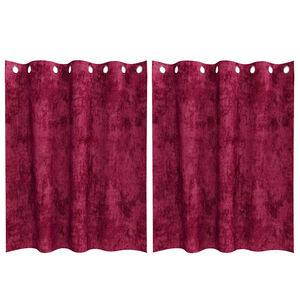 vidaXL B&aacute;rsonyf&uuml;gg&ouml;ny&ouml;k f&uuml;gg&ouml;ny&ouml;kkel 2 pcs Bord&oacute; 140 x 140 cm B&aacute;rsony