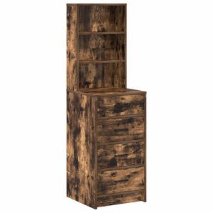 vidaXL Magasfi&uacute; fi&oacute;kkal F&uuml;st&ouml;lt t&ouml;lgy 40 x 41 x 135 cm Faanyag