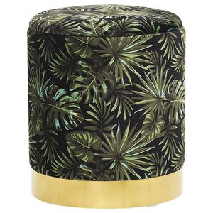 vidaXL t&ouml;bbsz&iacute;nű kerek sz&ouml;vet&uuml;lőke t&aacute;rol&oacute;val 31 x 37 cm