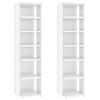 vidaXL 2 db magasf&eacute;nyű feh&eacute;r cipősszekr&eacute;ny 27,5 x 27 x 102 cm