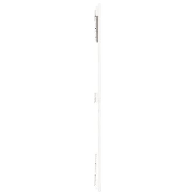 vidaXL fehér tömör fenyőfa fali fejtámla 140 x 3 x 110 cm