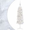 vidaXL Karcs&uacute; műkar&aacute;csonyfa g&ouml;mb&ouml;kkel 150 cm 150 LED Meleg feh&eacute;r