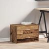 vidaXL antik fa színű szerelt fa szekrény 2 fiókkal 60 x 31 x 40 cm