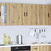 vidaXL konyhai fali szekr&eacute;nyek 2 db Porto K&eacute;zműves t&ouml;lgy szerelt fa