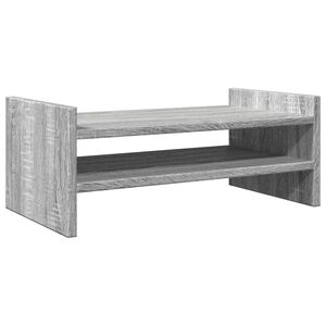 vidaXL sz&uuml;rke sonoma sz&iacute;nű szerelt fa monitor&aacute;llv&aacute;ny 50 x 27 x 20 cm