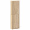 vidaXL Ruh&aacute;sszekr&eacute;ny polcokkal Sonoma t&ouml;lgy 55 x 25 x 189 cm Faanyag