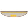 vidaXL 10 db világosbarna félkör alakú lépcsőszőnyeg 56 x 17 x 3 cm