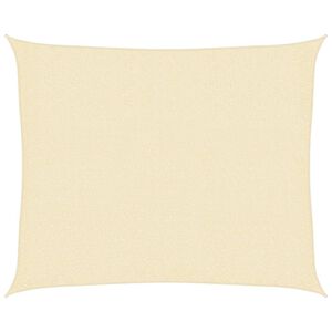 vidaXL kr&eacute;msz&iacute;nű HDPE napvitorla 160 g/m&sup2; 2,5 x 3 m
