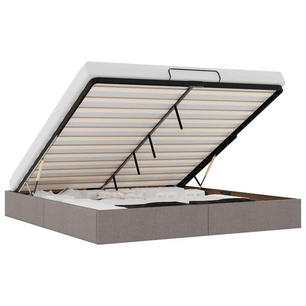 vidaXL Ottom&aacute;n t&oacute;psz&iacute;nű sz&ouml;vet &aacute;gykeret matrac n&eacute;lk&uuml;l 160 x 200 cm