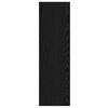 vidaXL Cipőszekr&eacute;ny 2 pcs Fekete t&ouml;lgy 60 x 18 x 60 cm Faanyag