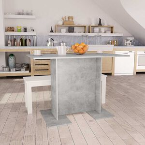 vidaXL betonsz&uuml;rke szerelt fa &eacute;tkezőasztal 110 x 60 x 75 cm