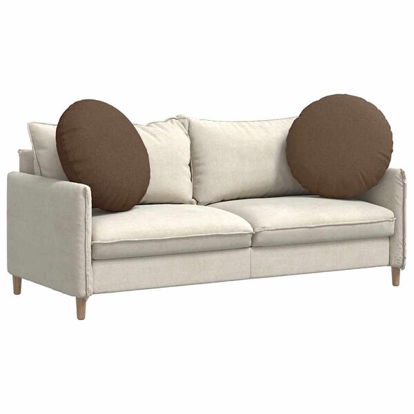 vidaXL &Uuml;lőp&aacute;rn&aacute;k 2 pcs Barna &Oslash;80 x 29 cm sz&ouml;vet