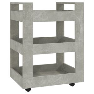 vidaXL betonsz&uuml;rke szerelt fa zs&uacute;rkocsi 60 x 45 x 80 cm
