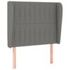 vidaXL s&ouml;t&eacute;tsz&uuml;rke sz&ouml;vet fejt&aacute;mla sz&aacute;rnyakkal 83 x 23 x 118/128 cm