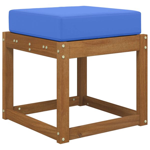 vidaXL K&uuml;lt&eacute;ri &uuml;lőp&aacute;rna T&uuml;rkiz 40 x 40 x 8 cm 100% poli&eacute;szter