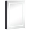 vidaXL t&uuml;kr&ouml;s f&uuml;rdőszobaszekr&eacute;ny LED vil&aacute;g&iacute;t&aacute;ssal 50 x 13 x 70 cm