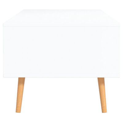 vidaXL fehér-sonoma színű forgácslap dohányzóasztal 100 x 49,5 x 43 cm
