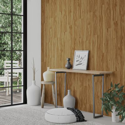 vidaXL barna fa megjelenésű PVC fali panel 2,06 m²