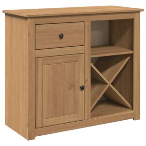 vidaXL PANAMA t&ouml;m&ouml;r fenyőfa t&aacute;lal&oacute;szekr&eacute;ny fi&oacute;kkal 93 x 40 x 80 cm