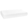 vidaXL Alv&oacute; P&aacute;rna 80 x 40 x 12,5 cm K&ouml;zepes Mem&oacute;riahab Feh&eacute;r