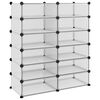 vidaXL &aacute;tl&aacute;tsz&oacute; polipropil&eacute;n cipőtart&oacute; 94,5x36,5x106 cm